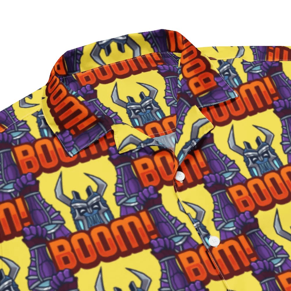 Straightedge Monster BOOM! Hawaiian Tee product image (5)