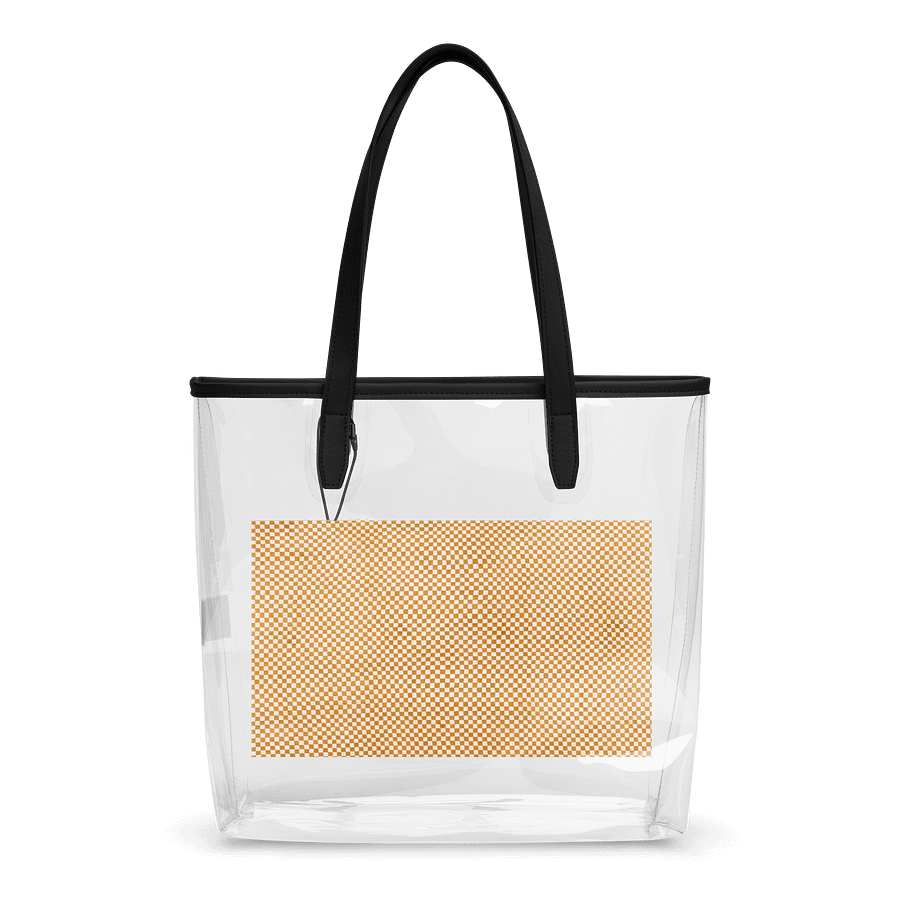Orange Boxes. Clear Tote Bag product image (2)