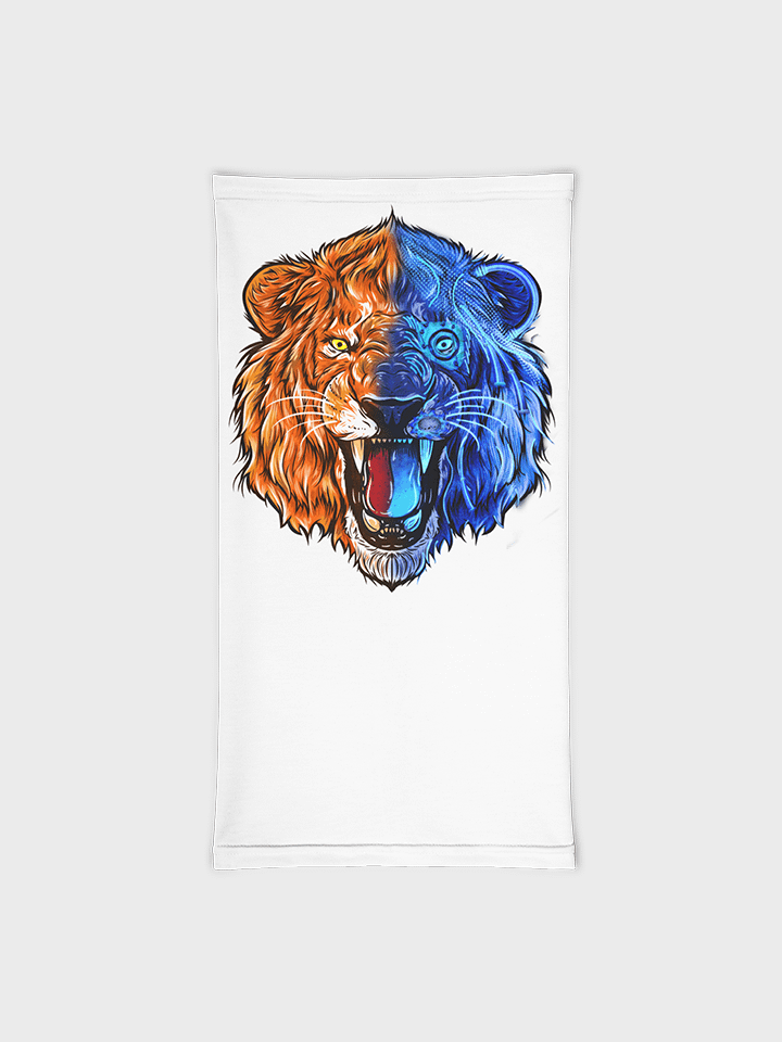 White Neck Gaiter with logo product image (1)