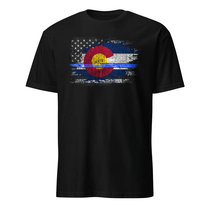 Colorado Thin Blue Line Flag product image (1)