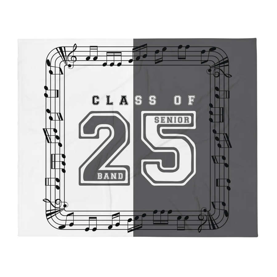 Class of 25 Band Senior Throw product image (1)