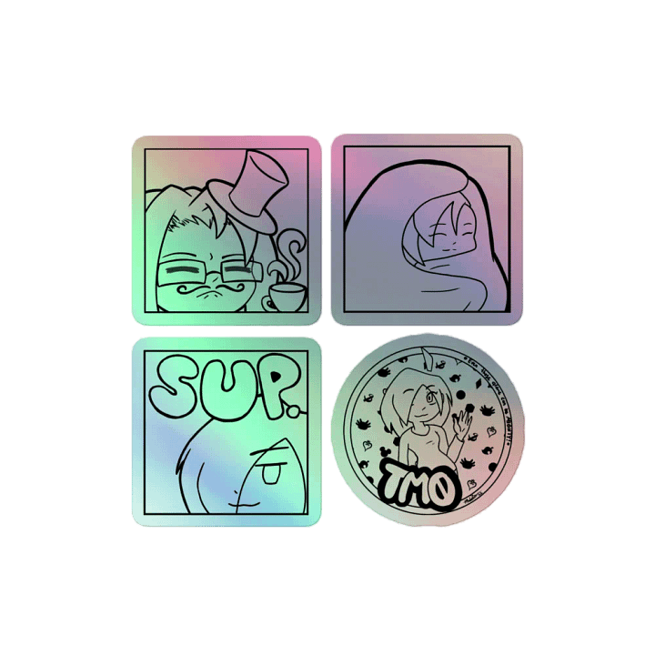 Channel Holo Sticker Set (4-ct) product image (1)