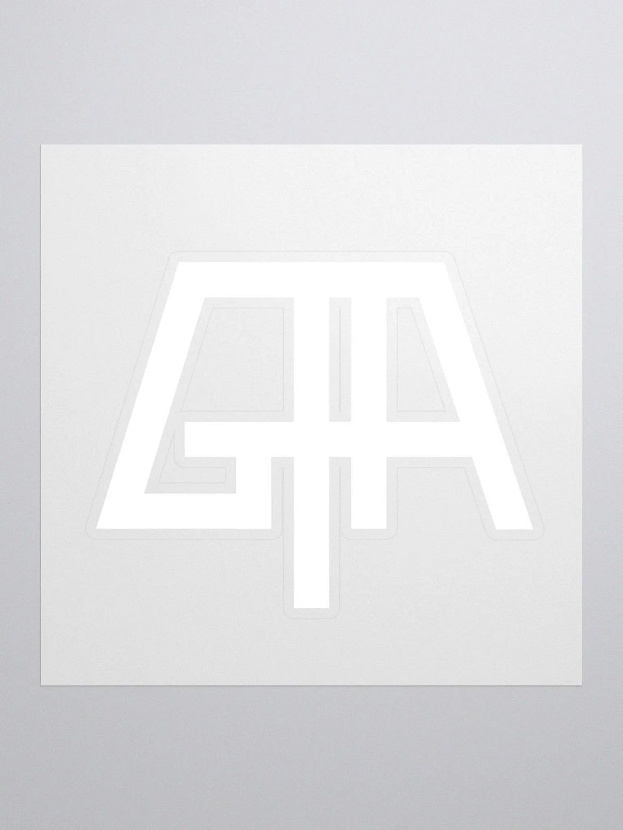 White GTA Logo Sticker product image (1)