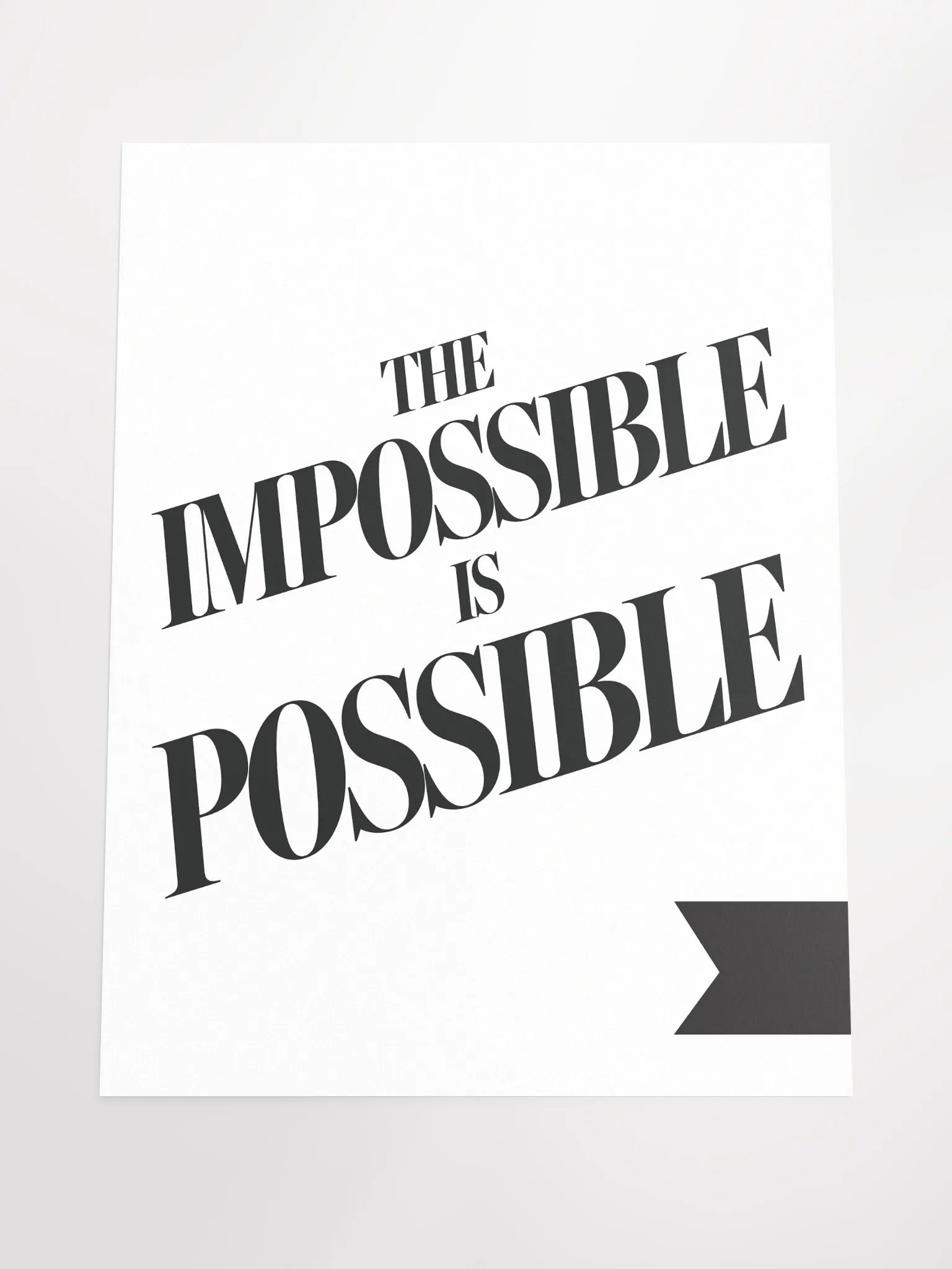 The Impossible is Possible Poster product image (4)