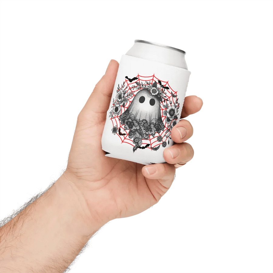 Lacey Ghost Veiled Can Cooler product image (5)
