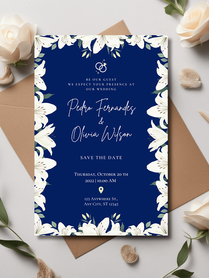 Beautiful Wedding Card - Dizynai (DW-01) product image (1)