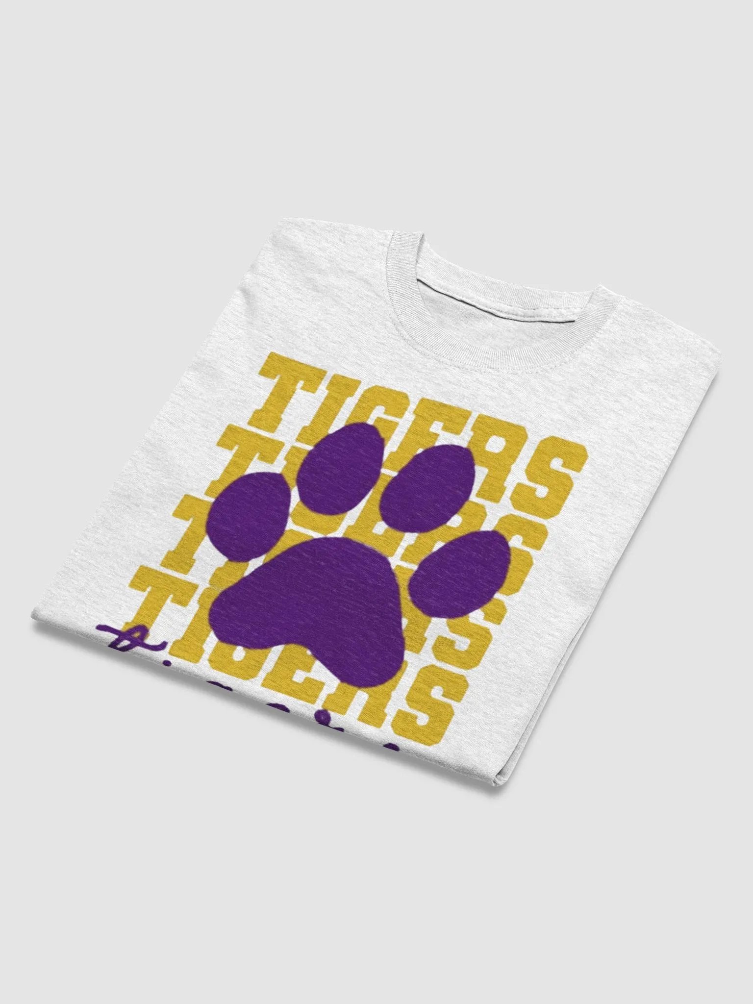TIGERS TIGERS TIGERS TIGERS PAW PRINT T-SHIRT product image (3)