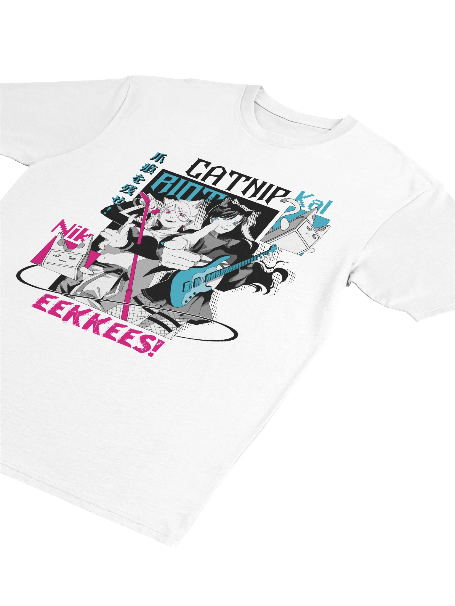 "CATNIP RIOT" Heavyweight Tee [WHITE VARIANT] product image (5)