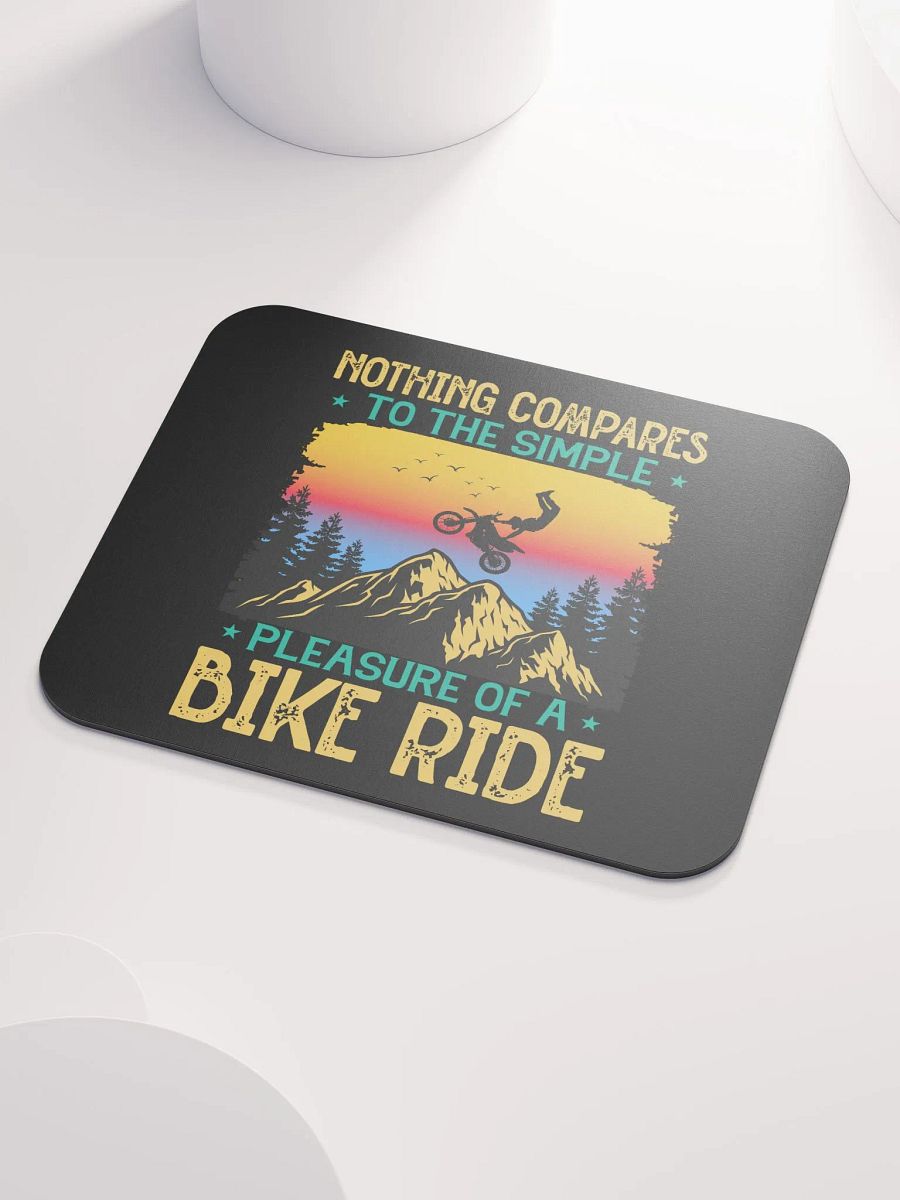 Simple Pleasure of a Bike Ride - Mountain Biking Mouse Pad product image (3)