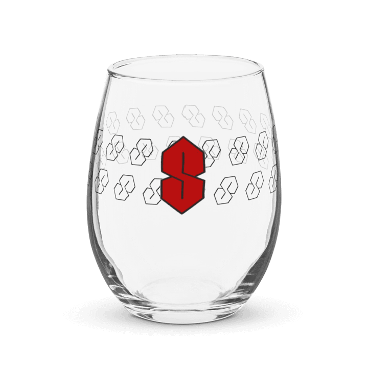 S Logo Stemless Wine Glass product image (1)