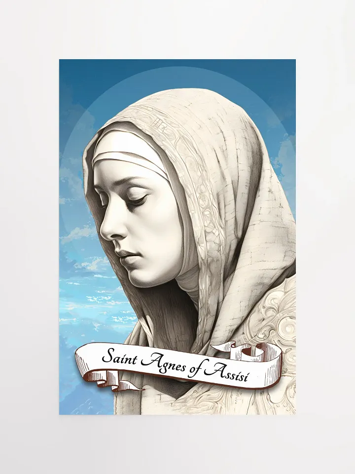 Saint Agnes of Assisi Poster product image (2)