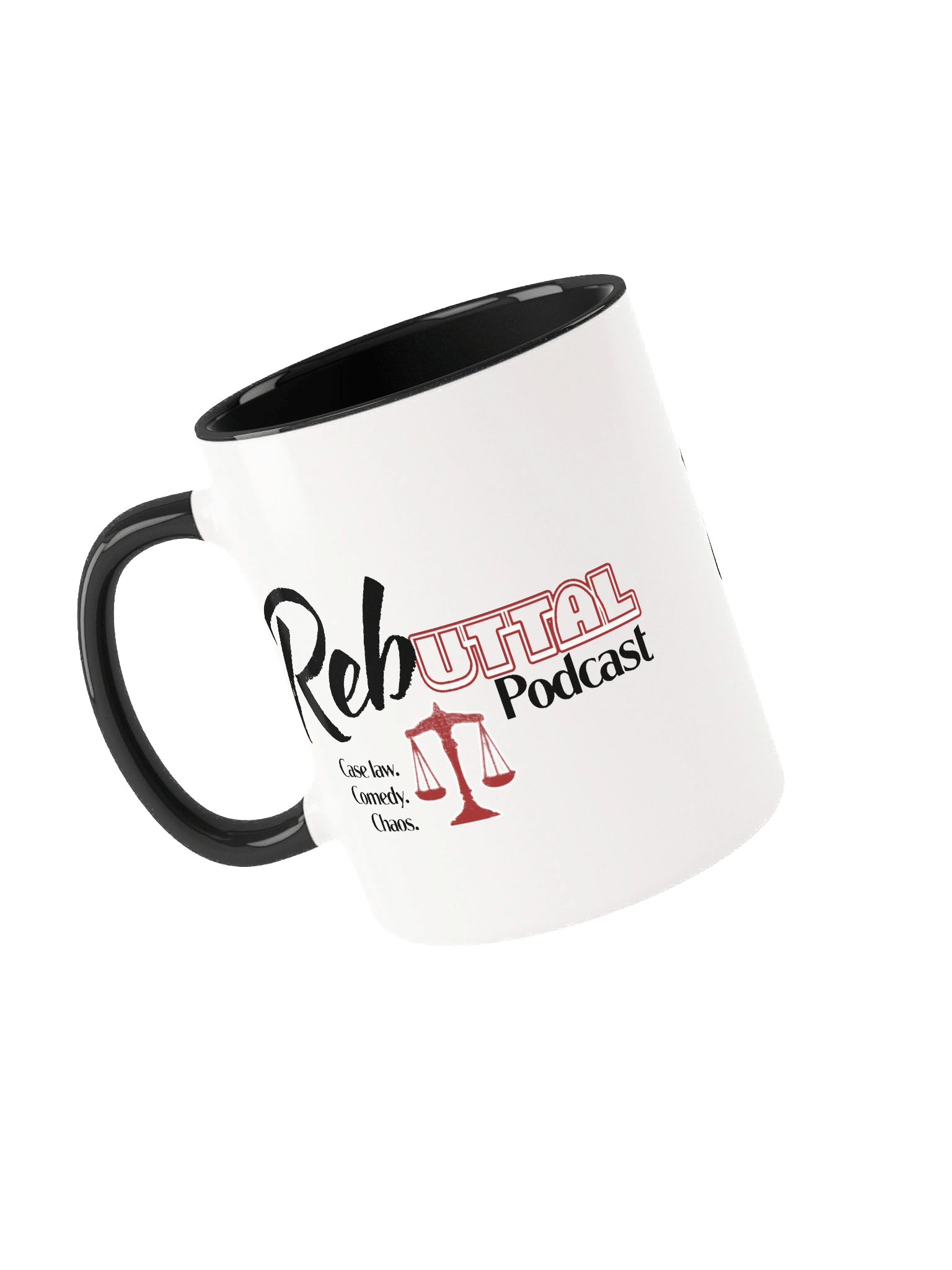 Rebuttal Podcast White & Black Ceramic Mug product image (2)