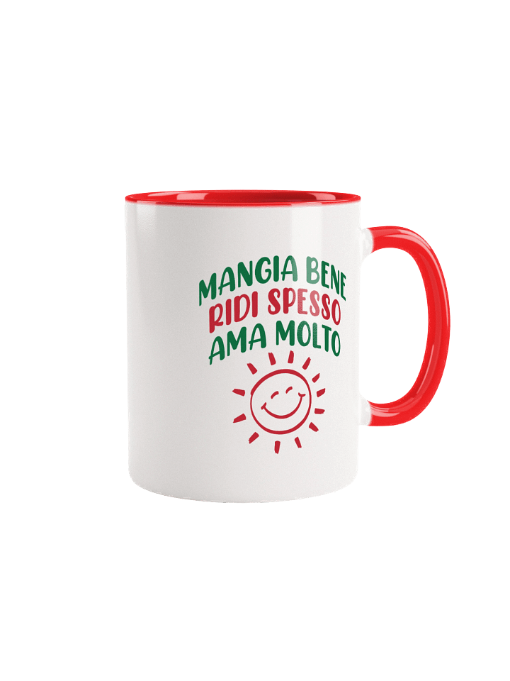 Mangia Bene Ridi Spesso Ama Molto Mug (100% Ceramic) product image (2)