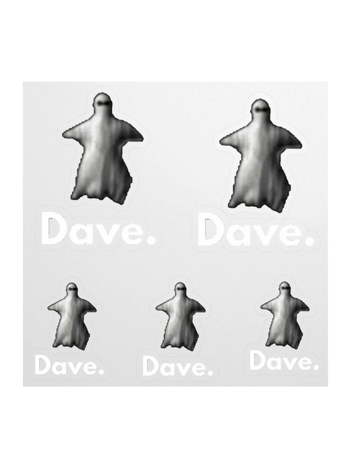 Dave The Ghost Stickers product image (1)