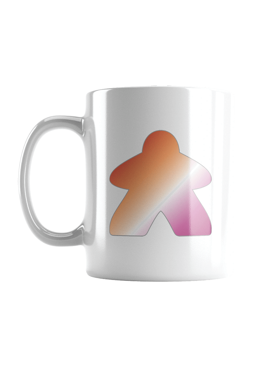 Lesbian Pride Gradient Meeple Mug product image (6)