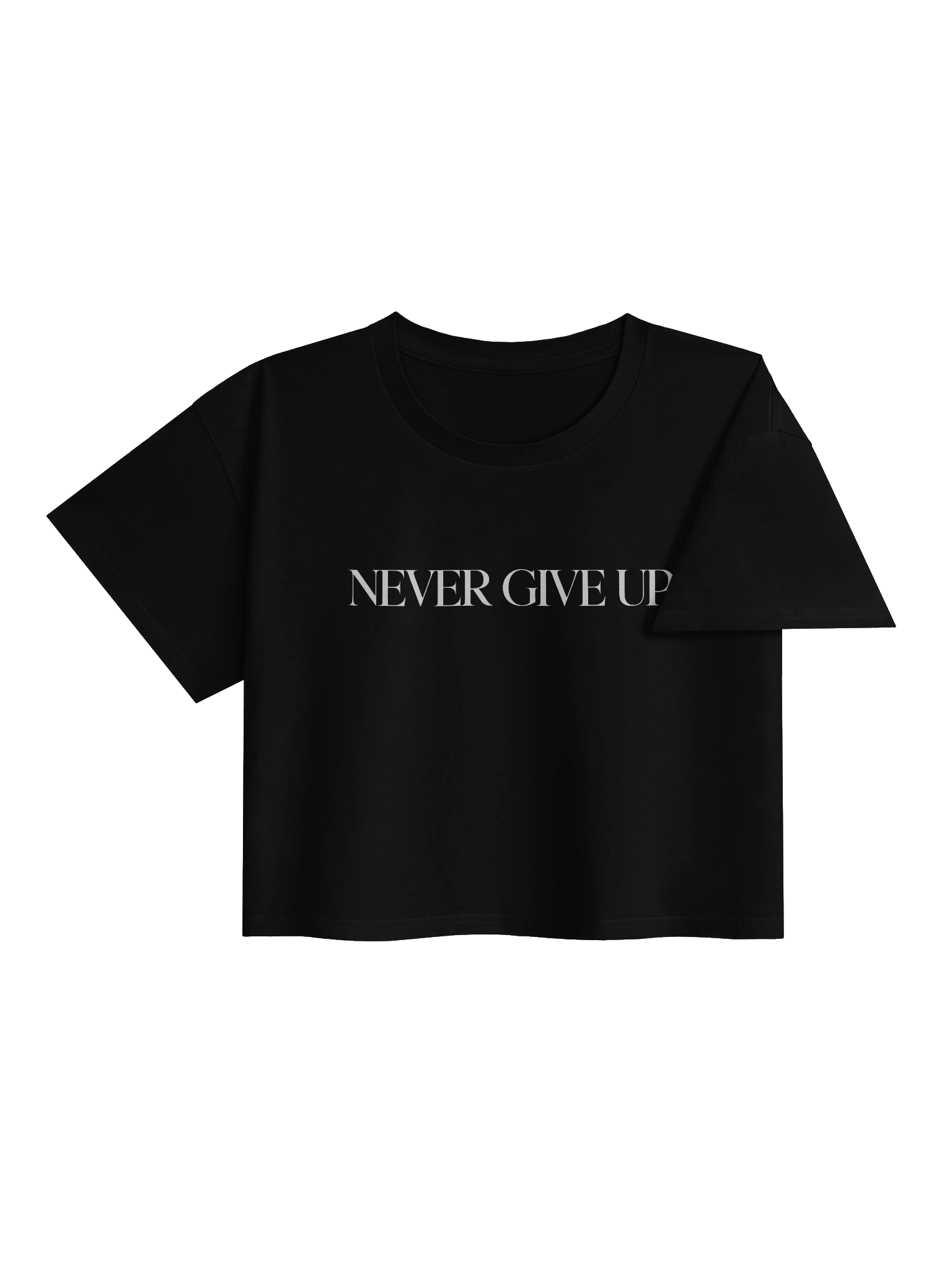 OMID “Never Give Up.” Crop Top – Strength in Style product image (4)