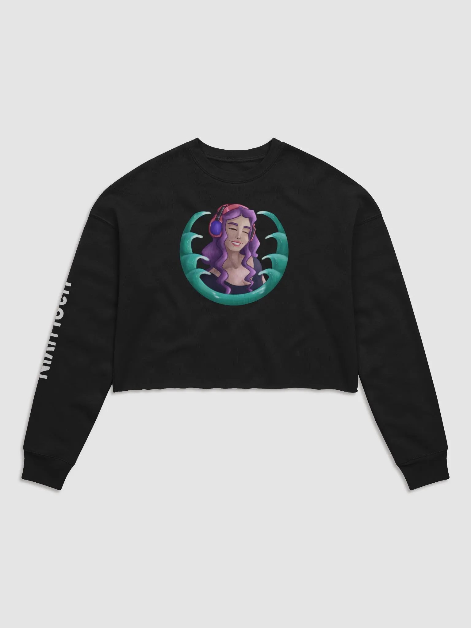 Mermaid Crop Sweatshirt product image (1)