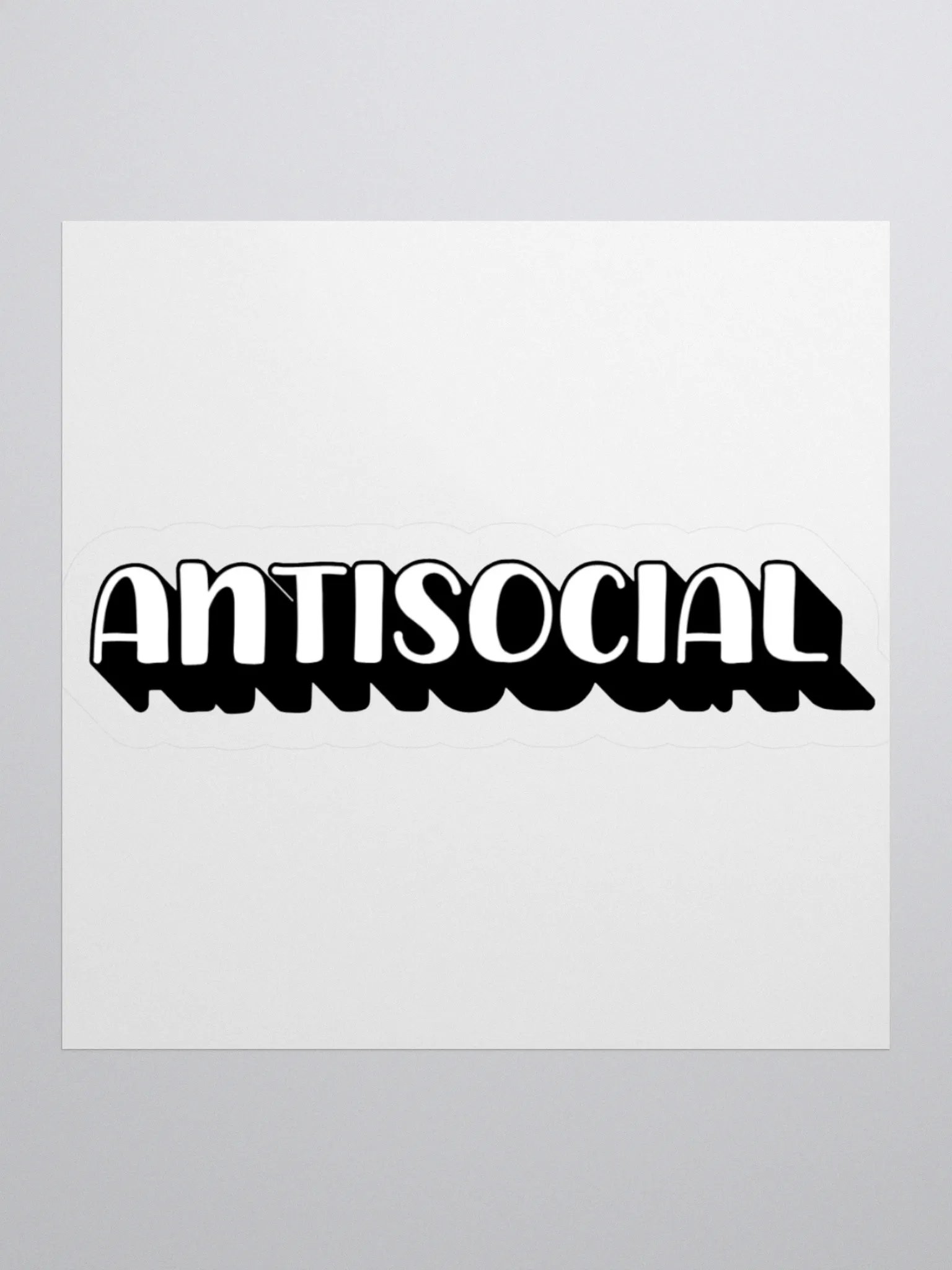 Antisocial Sticker product image (4)