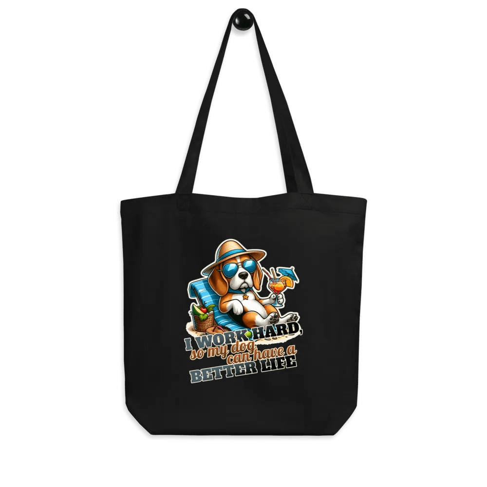 Work Hard - Beagle Beach - Tote Bag product image (7)