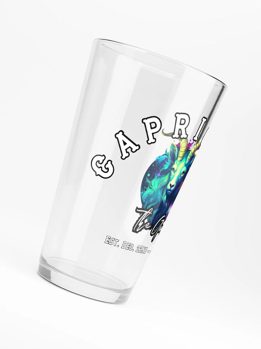 Capricorn - Zodiac Shaker Pint Glass product image (6)