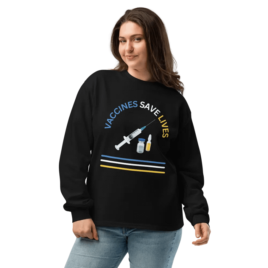 Vaccines Save Lives Unisex Long Sleeve Shirt product image (6)
