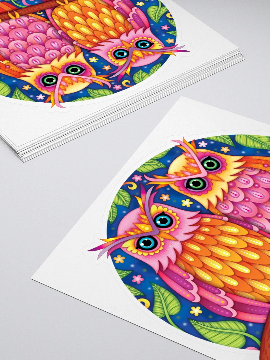 Two Owls Sticker product image (3)