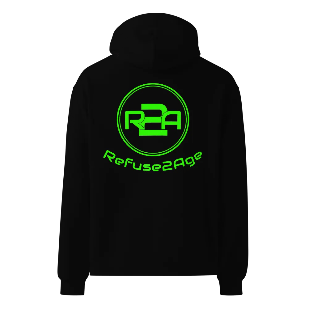 Refuse2Age Basic Hoodie Front and Back product image (3)