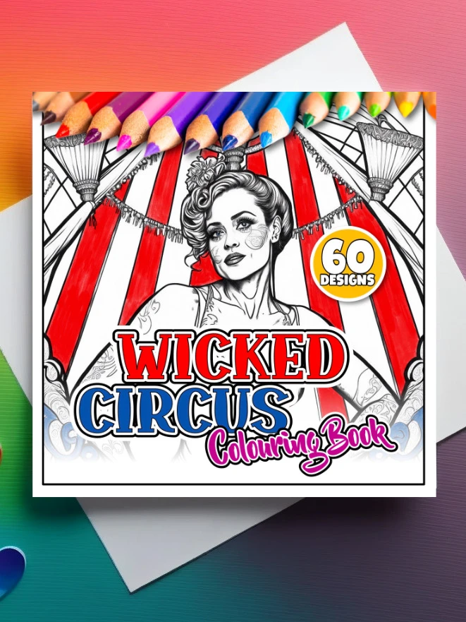 Wicked Circus Colouring Book: For Adults product image (1)