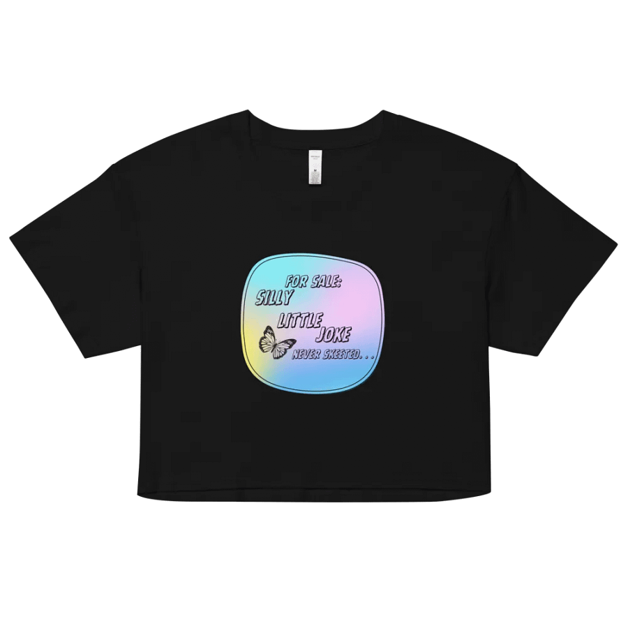 Silly Little Joke Crop Top T-shirt product image (6)