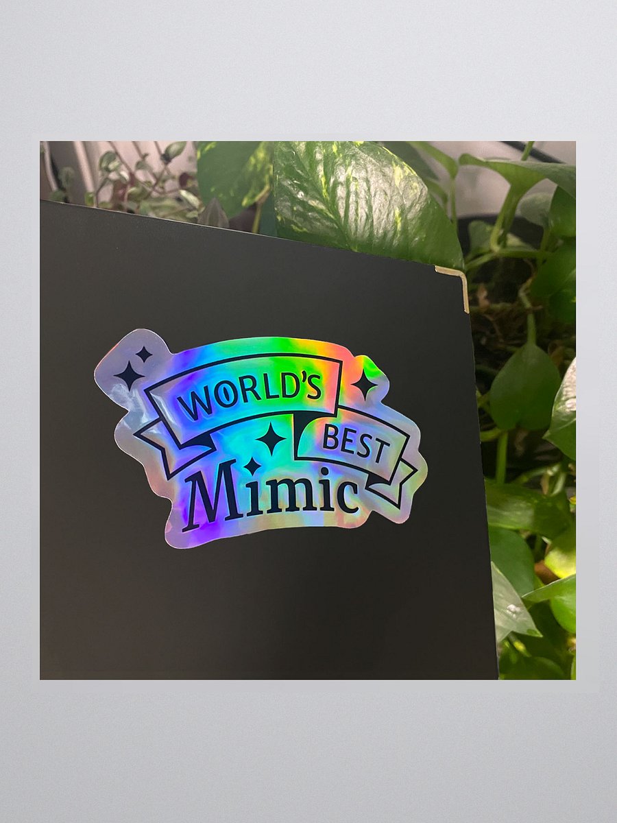 World's Best Mimic Sticker Holographic product image (3)