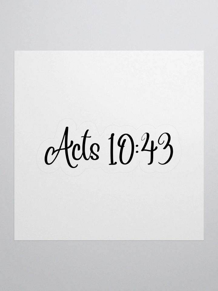 Acts 10:43 product image (2)