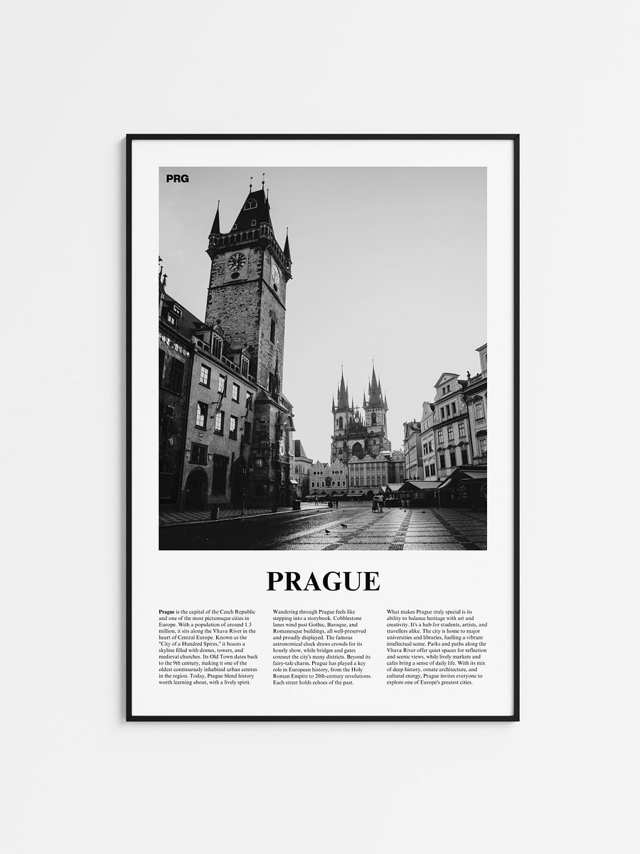 Prague 01 Newspaper Poster product image (1)