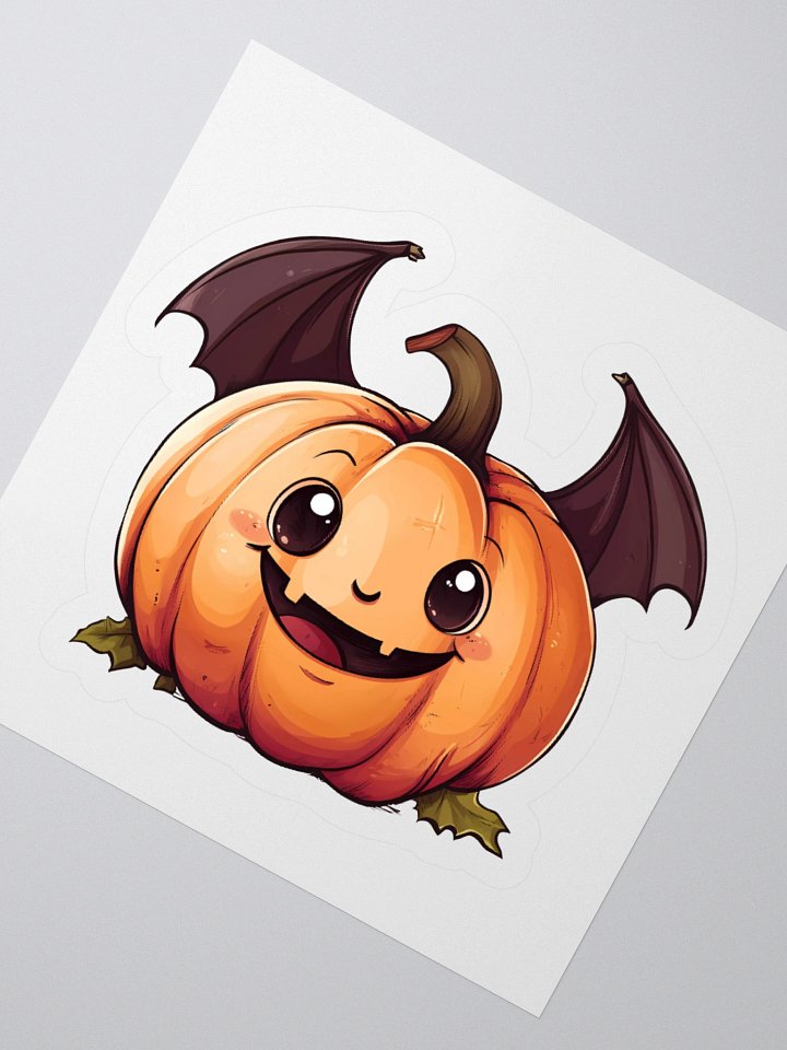 Halloween Bat Jack-o-Lantern Sticker product image (6)
