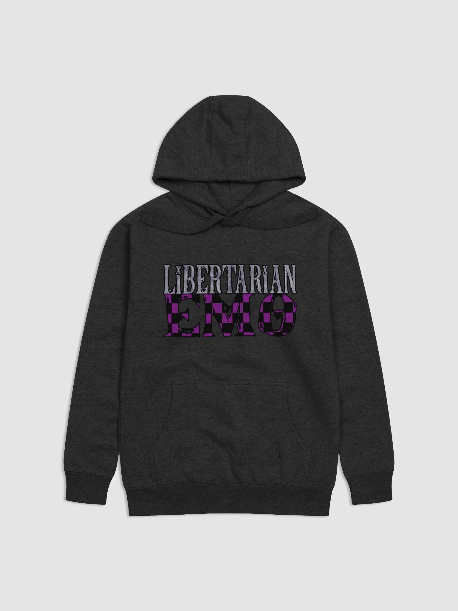 Libertarian Emo - Hoodie Checkered product image (1)