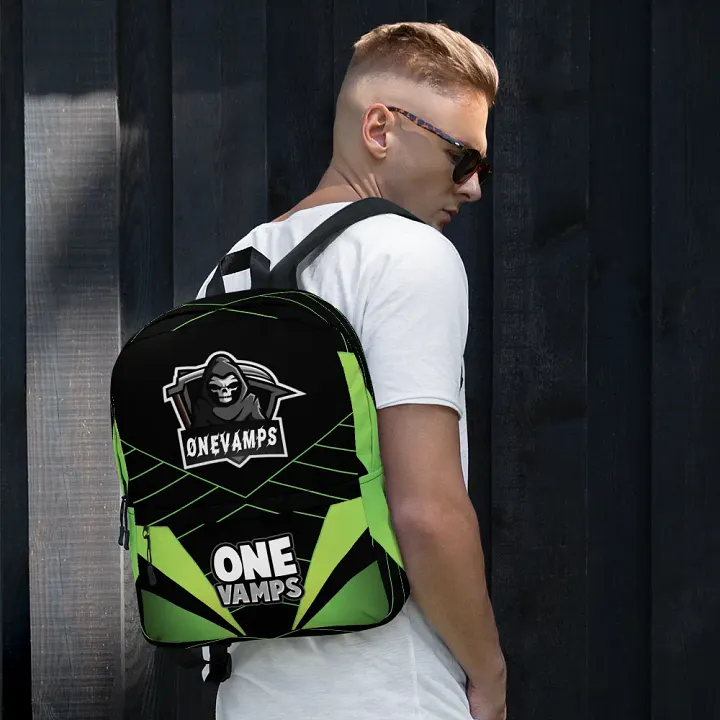 OneVamps Backpack Green and Black product image (2)