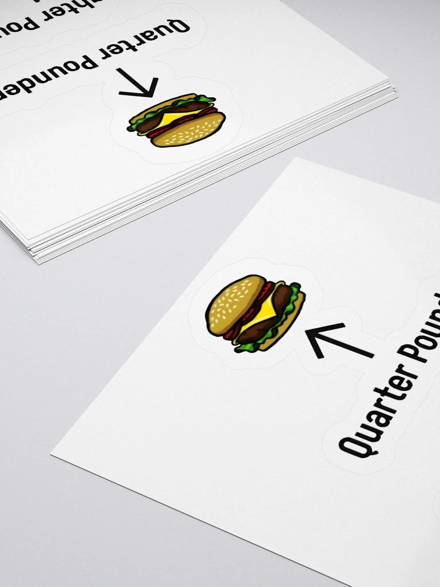 Quarter Pounder Daughter Pounder Sticker product image (4)