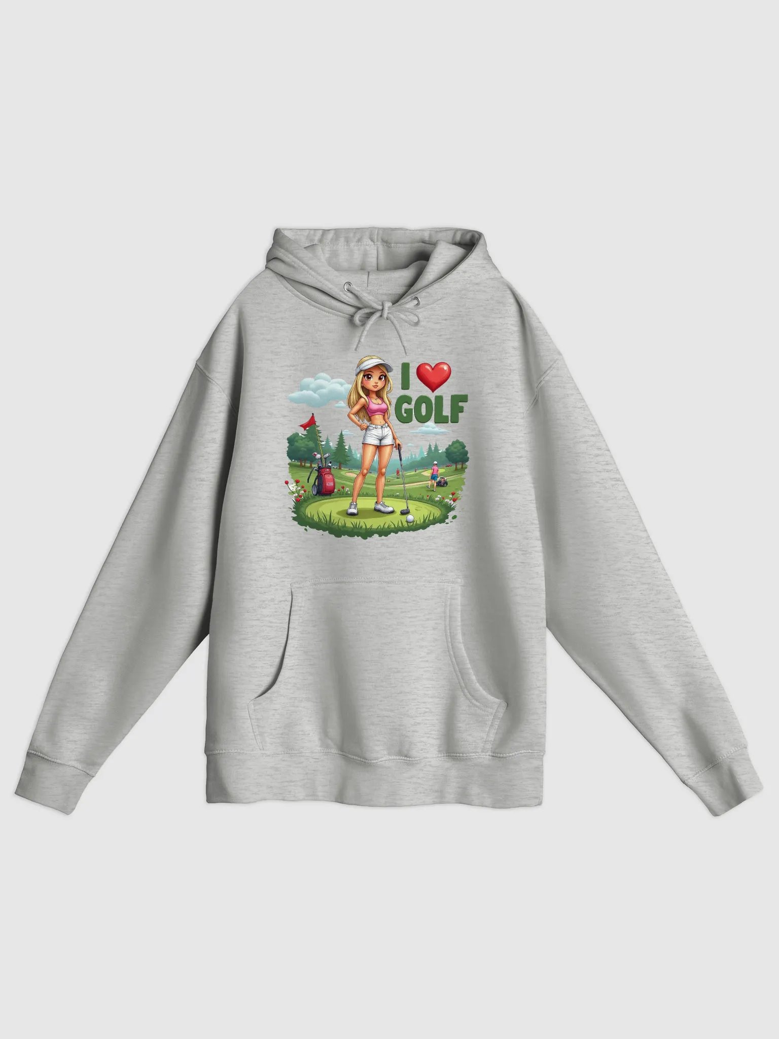 I ❤️ GOLF Unisex Premium Hoodie product image (1)