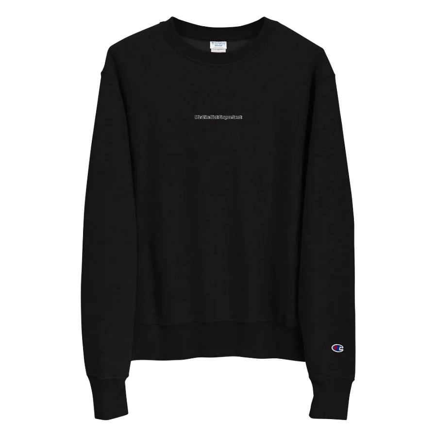 Crewneck Sweatshirt - Embroidered - Mr I'm Not Important product image (12)