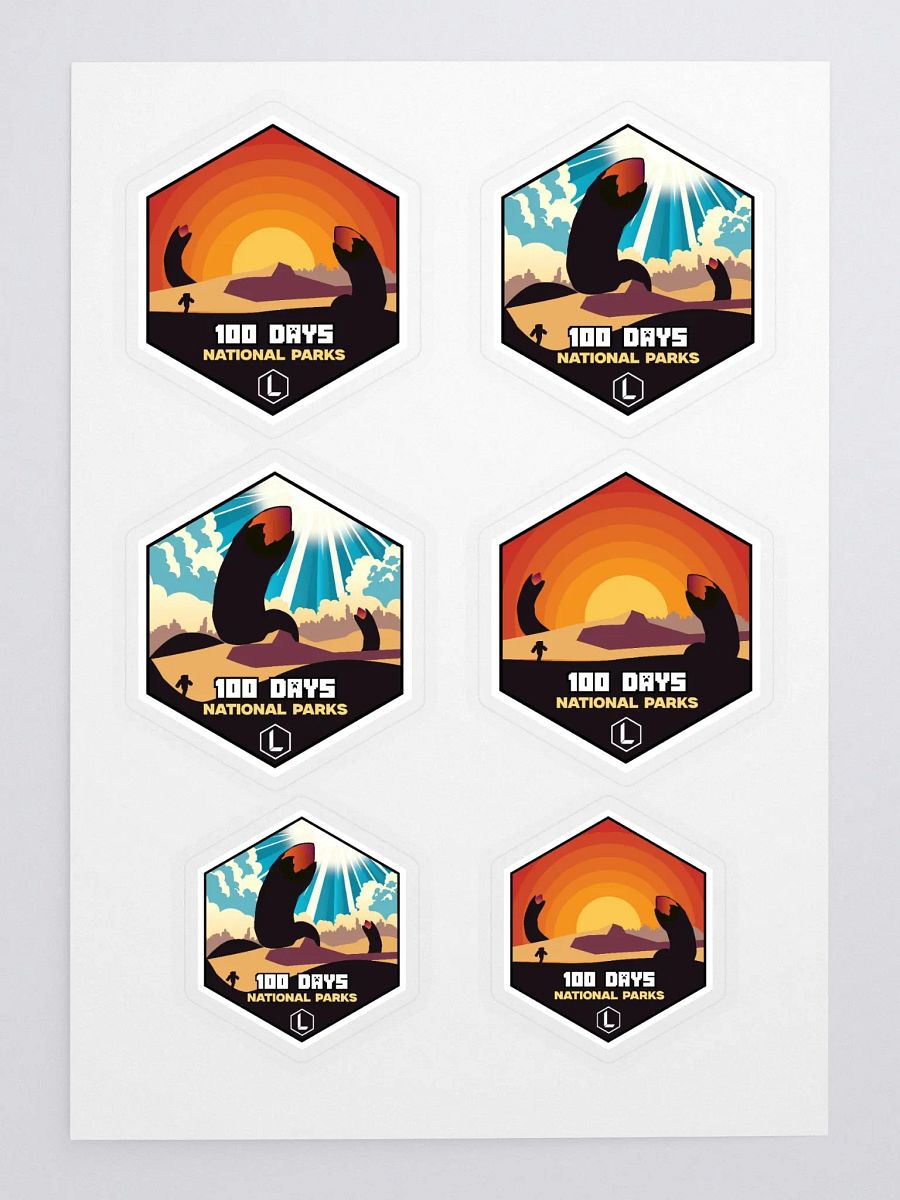 The Desert Worm Sticker Sheet product image (3)