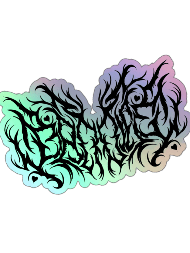 Holographic PinkMetal Sticker product image (2)