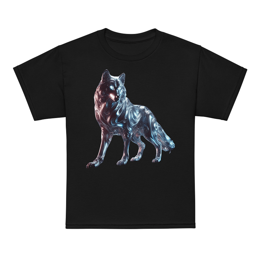 Liquid Metal Wolf #1 Youth Shirt product image (7)