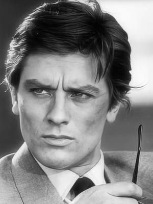 Alain Delon — Photos Brought to Life💖 #AlainDelon #OldHollywoodMen #FrenchCinema #JetSetVibes #SuitStyle 