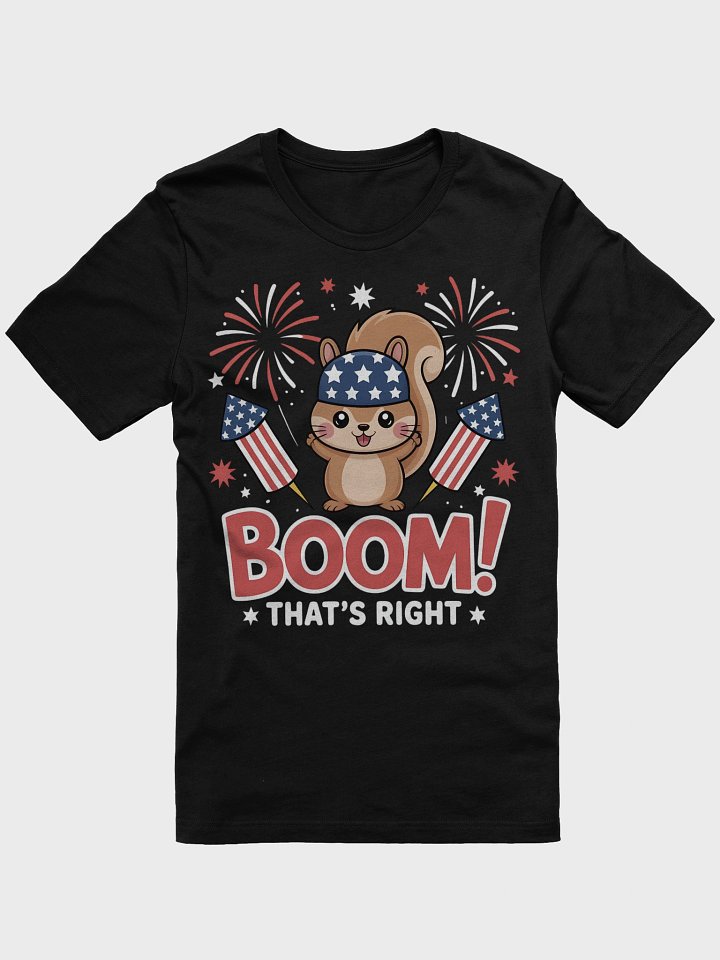 Patriotic Squirrel Boom! T-Shirt product image (3)