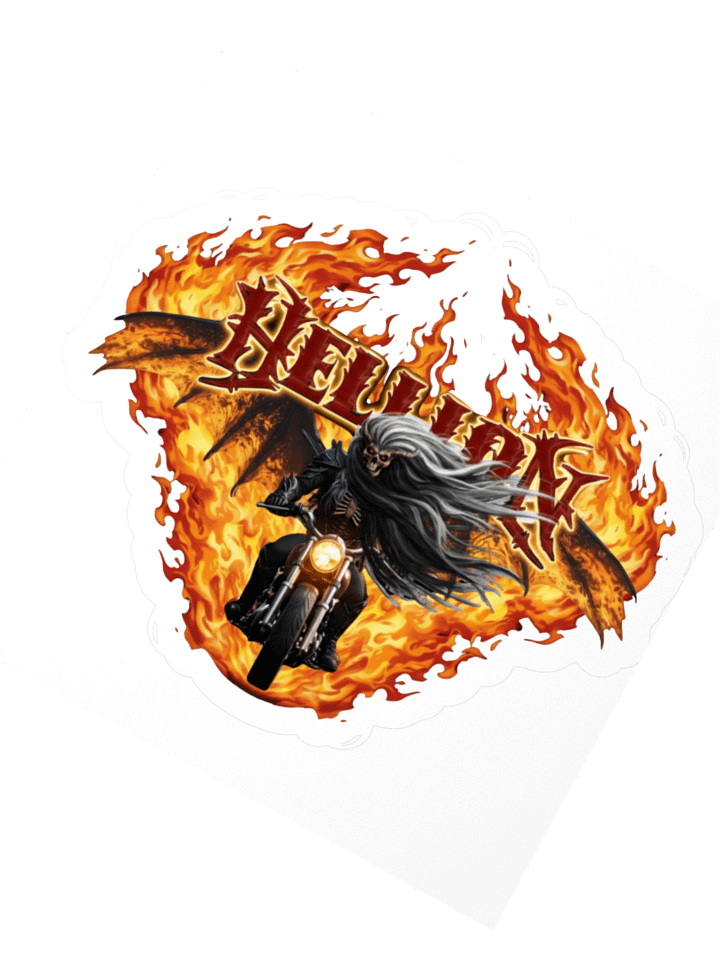 Hellion Motorcycle Carnage Kiss Cut Stickers product image (6)