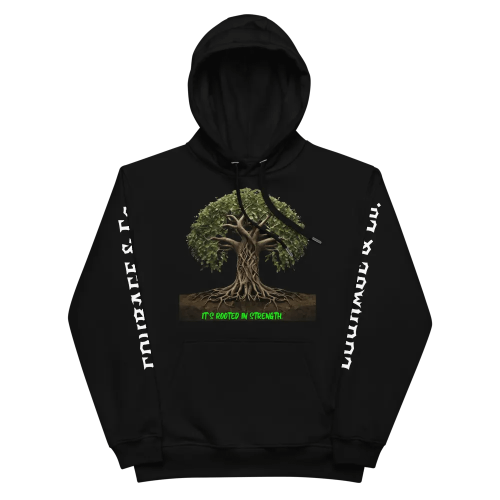 Courage & Co. Black Hoodie w/White Text product image (2)