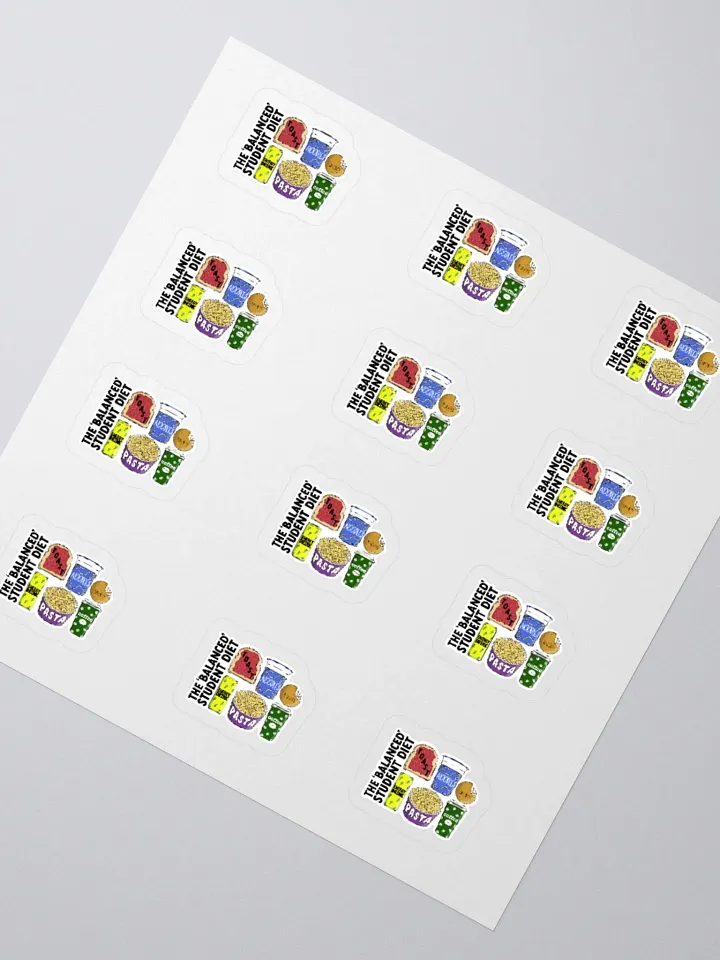 Student Diet Sticker (SMALL Sheet) product image (2)