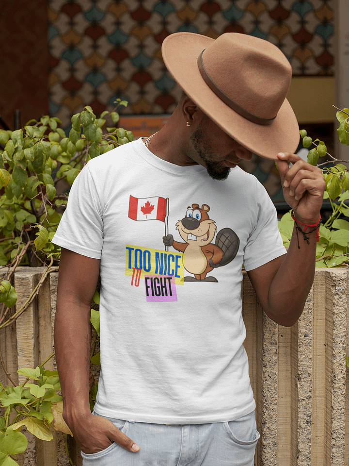 Canadian Beaver 'Too Nice to Fight' T-Shirt product image (31)