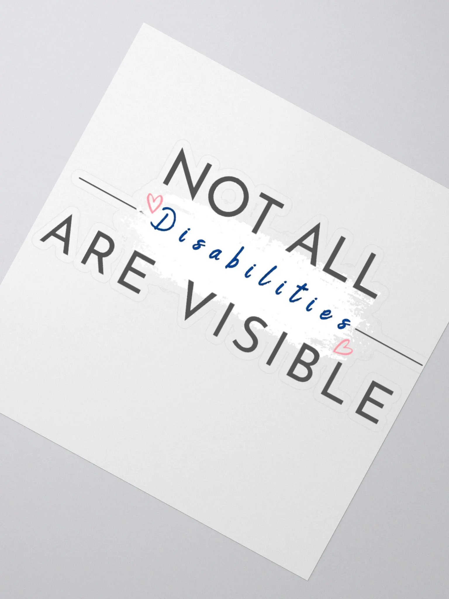 Not All Disabilities Stickers product image (2)