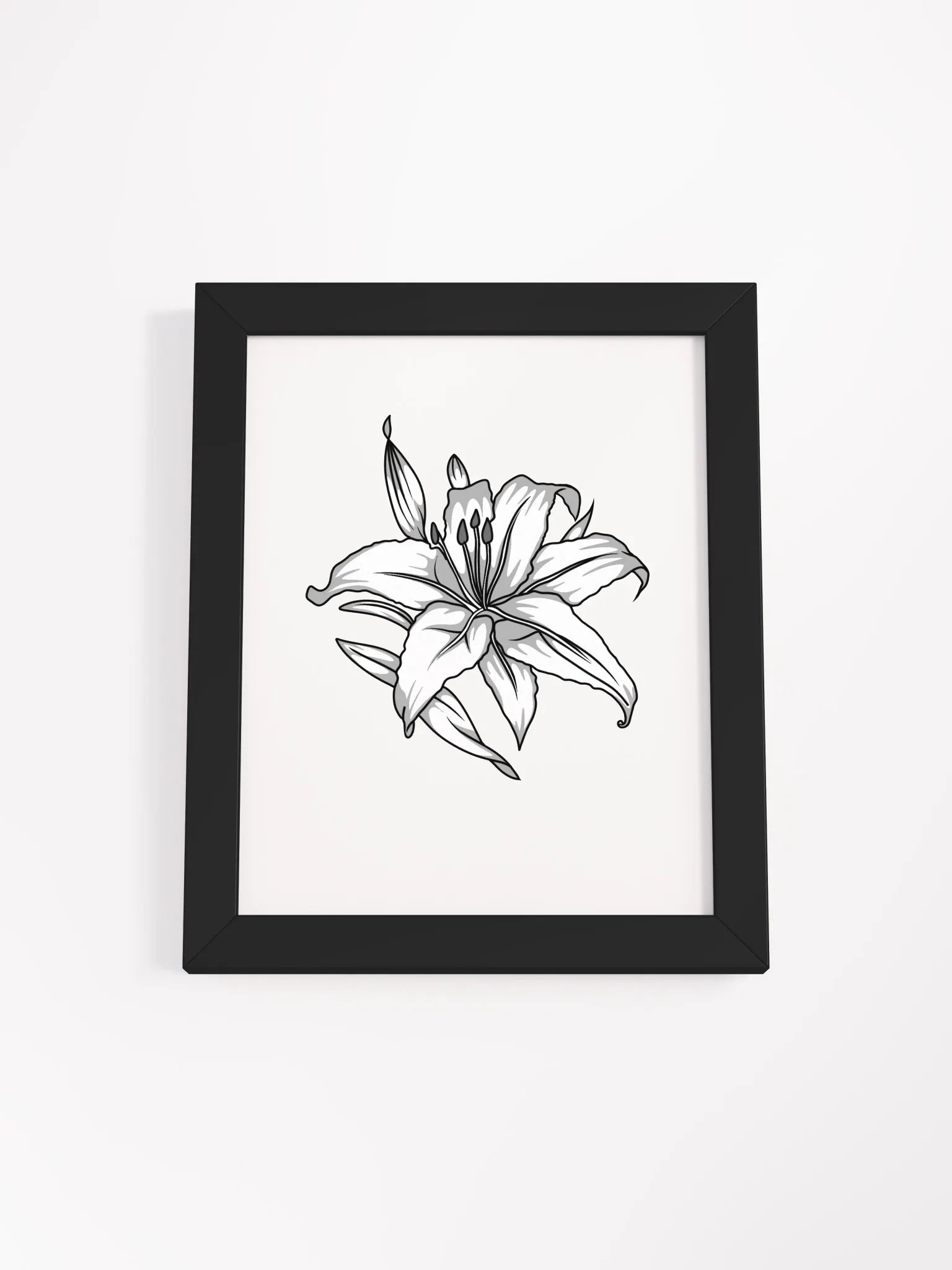 Elegant Lily - Original Botanical Print product image (1)