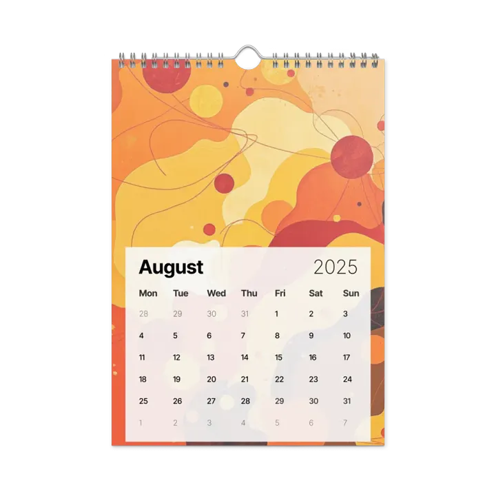 ART ABSTRACT WALL CALENDAR 2025 product image (2)